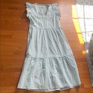 SAYLOR Sky Blue Striped Blouse